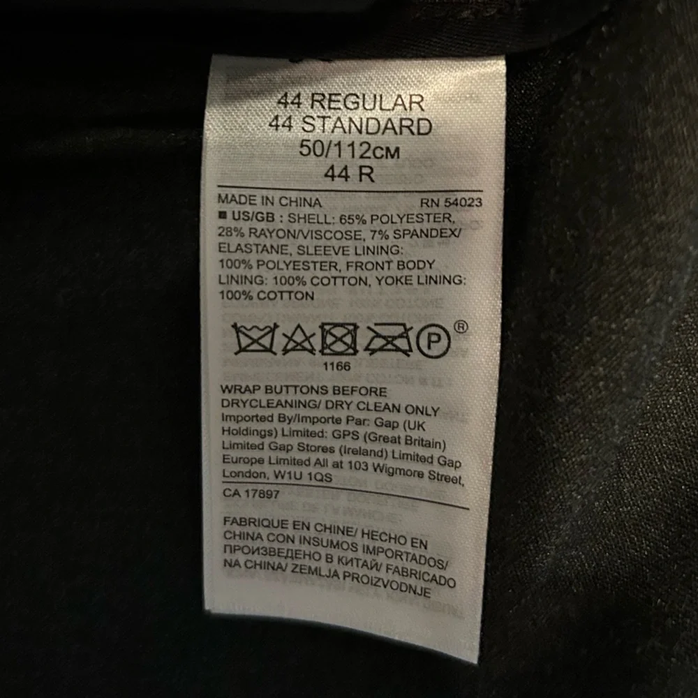 Banana Republic Dark Gray Blazer 44R